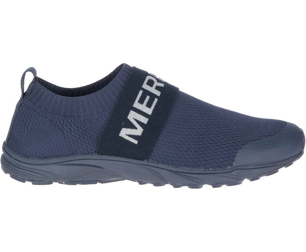 Merrell Slip Ons Męskie Granatowe - Tirana Laceless - 562489-YKU